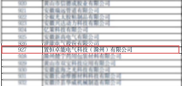 置恒卓能電氣科技(滁州)有限公司被認(rèn)定為2023年度安徽省“專精特新”企業(yè)(圖2)