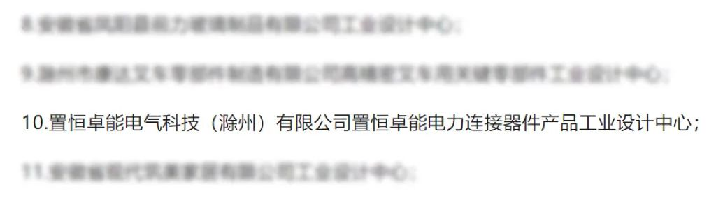 喜報！置恒卓能獲新榮譽—“滁州市級工業(yè)設計中心”！(圖1)